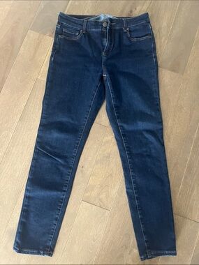 Women's Dark Blue Stretch Slim Jeans comtemporaine Simons size 6